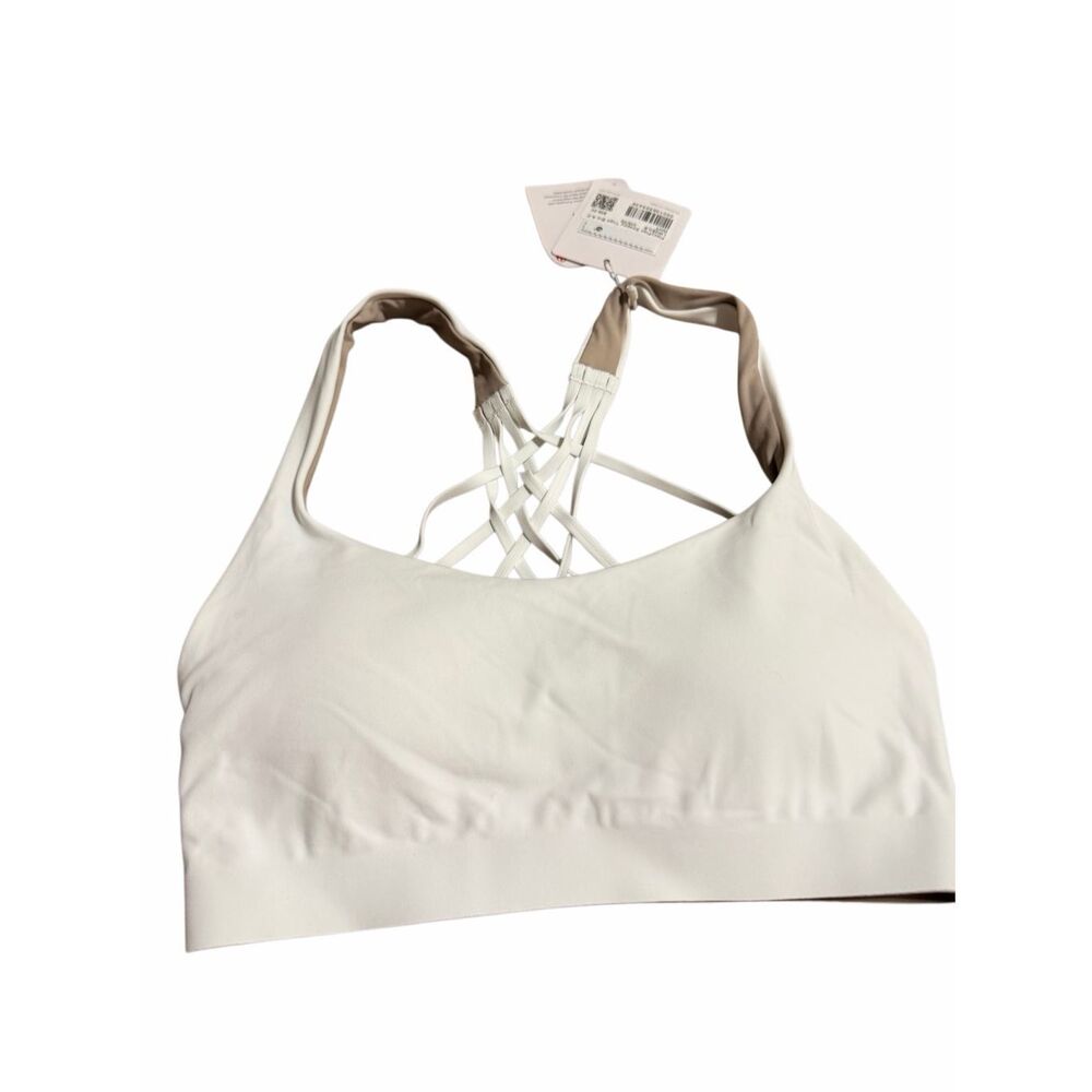 Brand New Lululemon Women's Size XXS/XS White Flexy Flex Strappy Yoga Bra - Picture 3 of 10